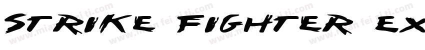Strike Fighter Expanded Expanded字体转换